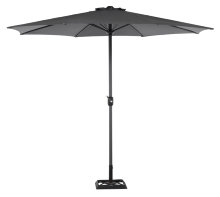 Parasoll m/vev Grå Ø3 m Sunlife